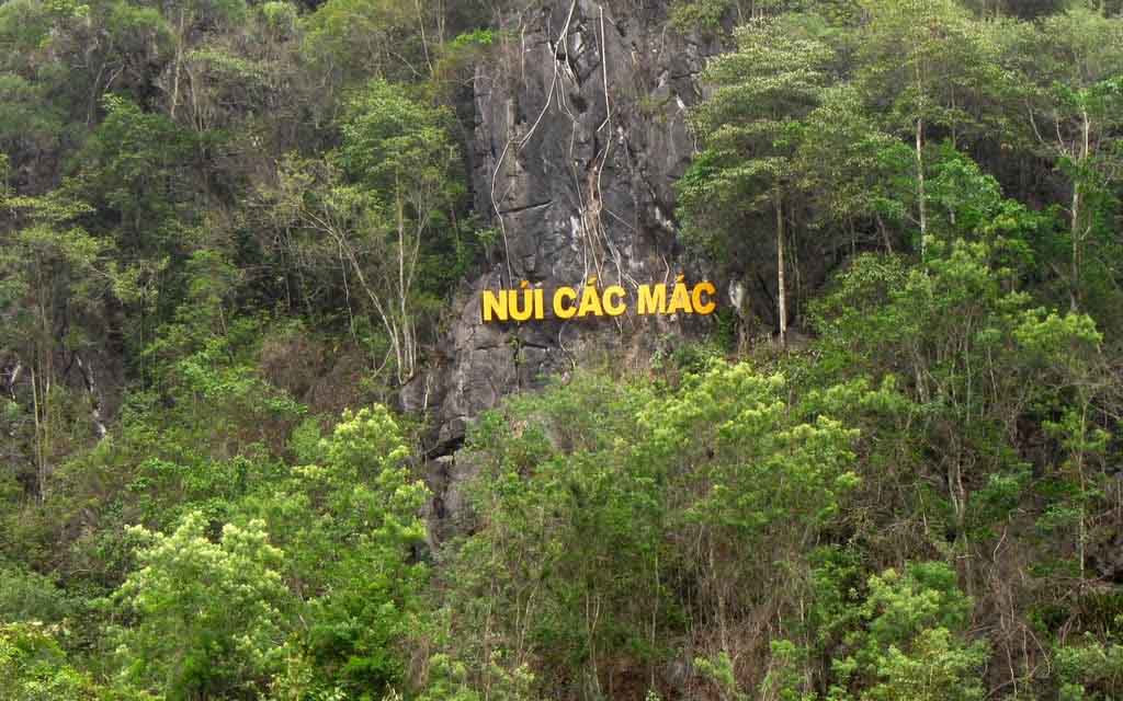 Karl Marx Mountain at the Pac Bo historical site
