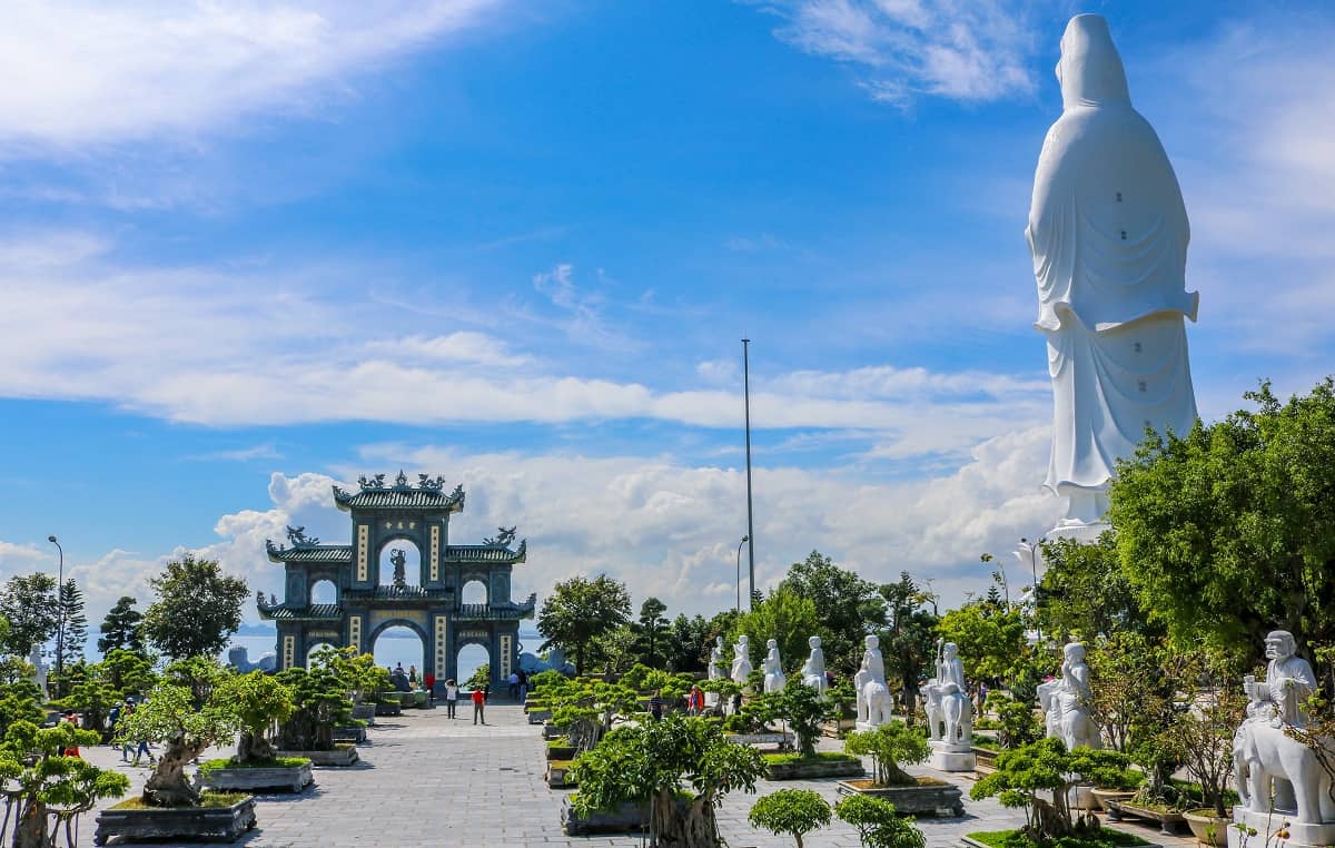 Lady Buddha statue at Linh Ung Pagoda, Da Nang